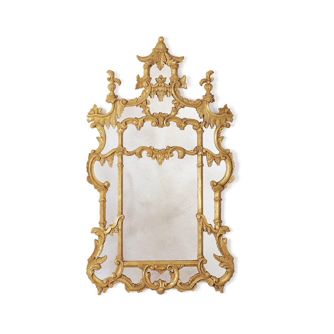 Chinoiserie mirror in Burnt gold - Beaumont & Fletcher