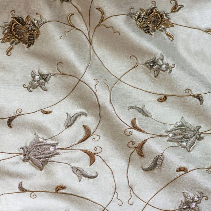 Artemis | Embroidered Fabric | Beaumont & Fletcher