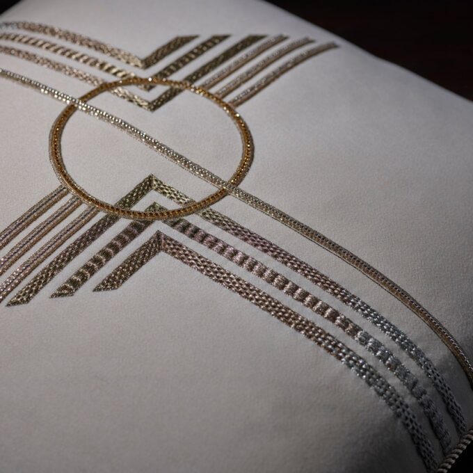 Earhart | Embroidered Fabric | Beaumont & Fletcher