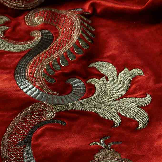 Parsival | Embroidered Fabric | Beaumont & Fletcher