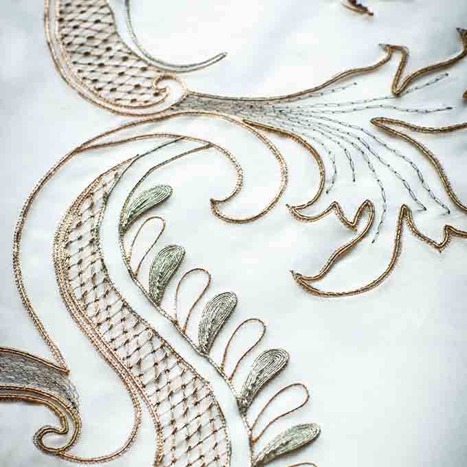 Silvia | Embroidered Fabric | Beaumont & Fletcher