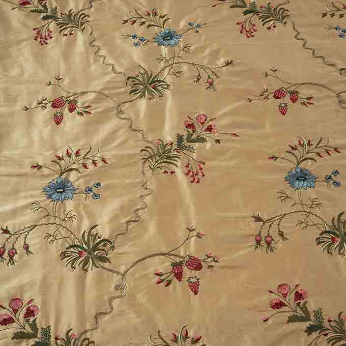Spitalfields | Embroidered Fabric | Beaumont & Fletcher