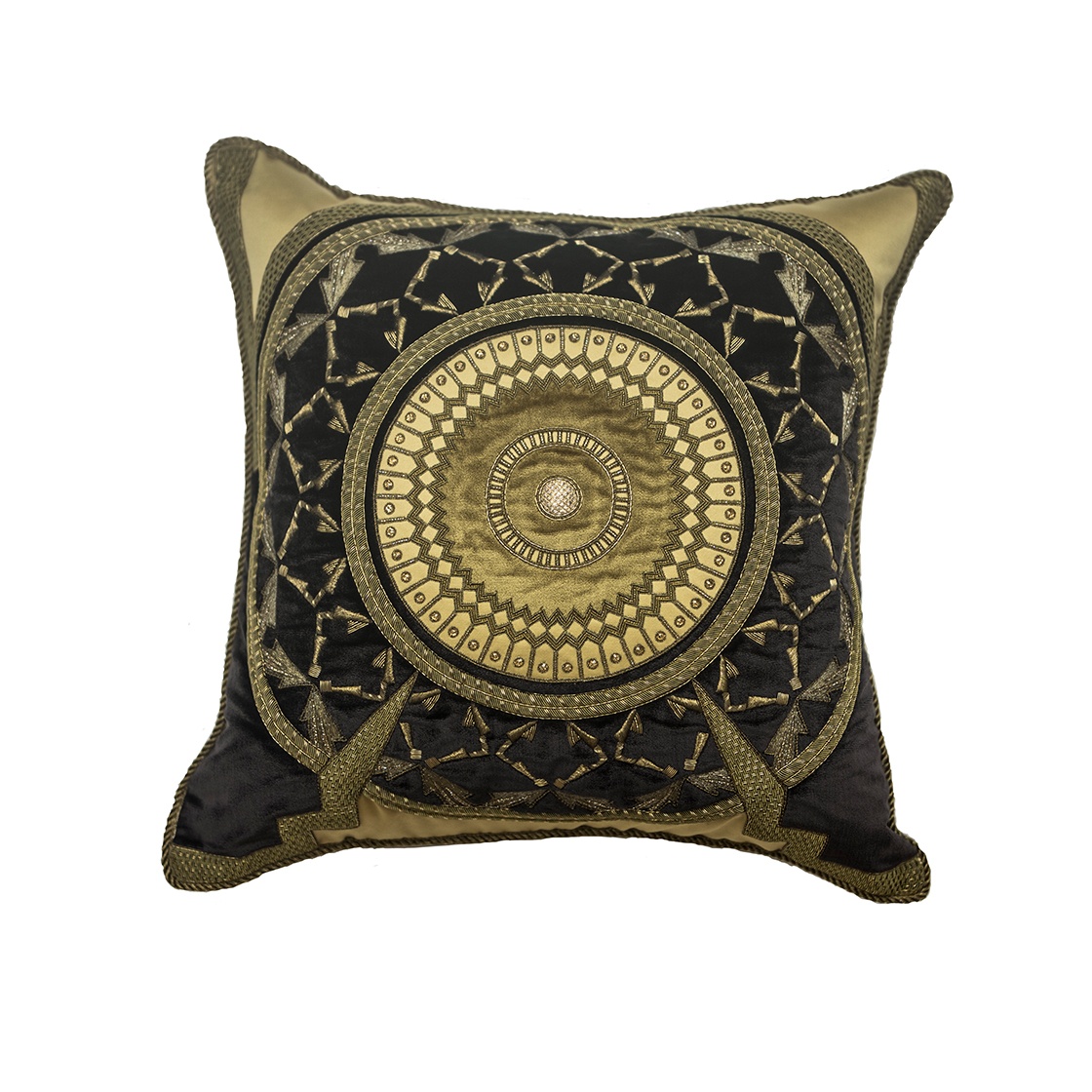 Ettore Cushion in Capri - Midnight - Beaumont & Fletcher - Beaumont & Fletcher