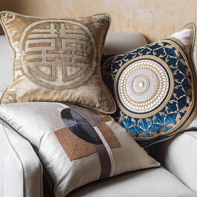 Feng Shui Cushion - Beaumont & Fletcher