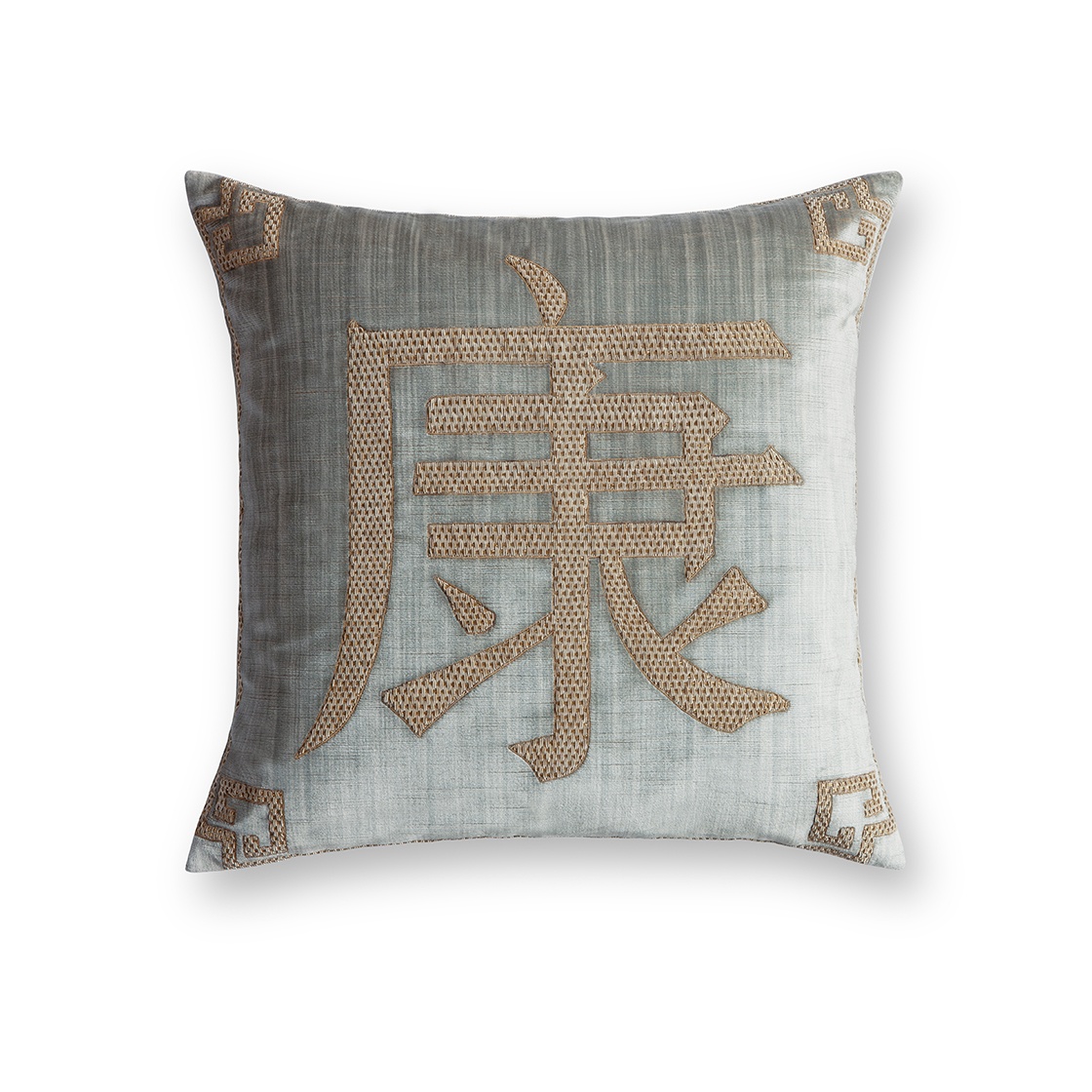 Health cushion in Como silk velvet - Sage - Beaumont & Fletcher - Beaumont & Fletcher