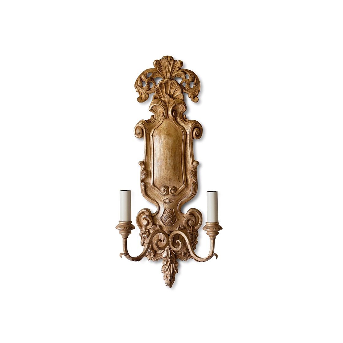 Rococo wall light in Burnt gold - Beaumont & Fletcher