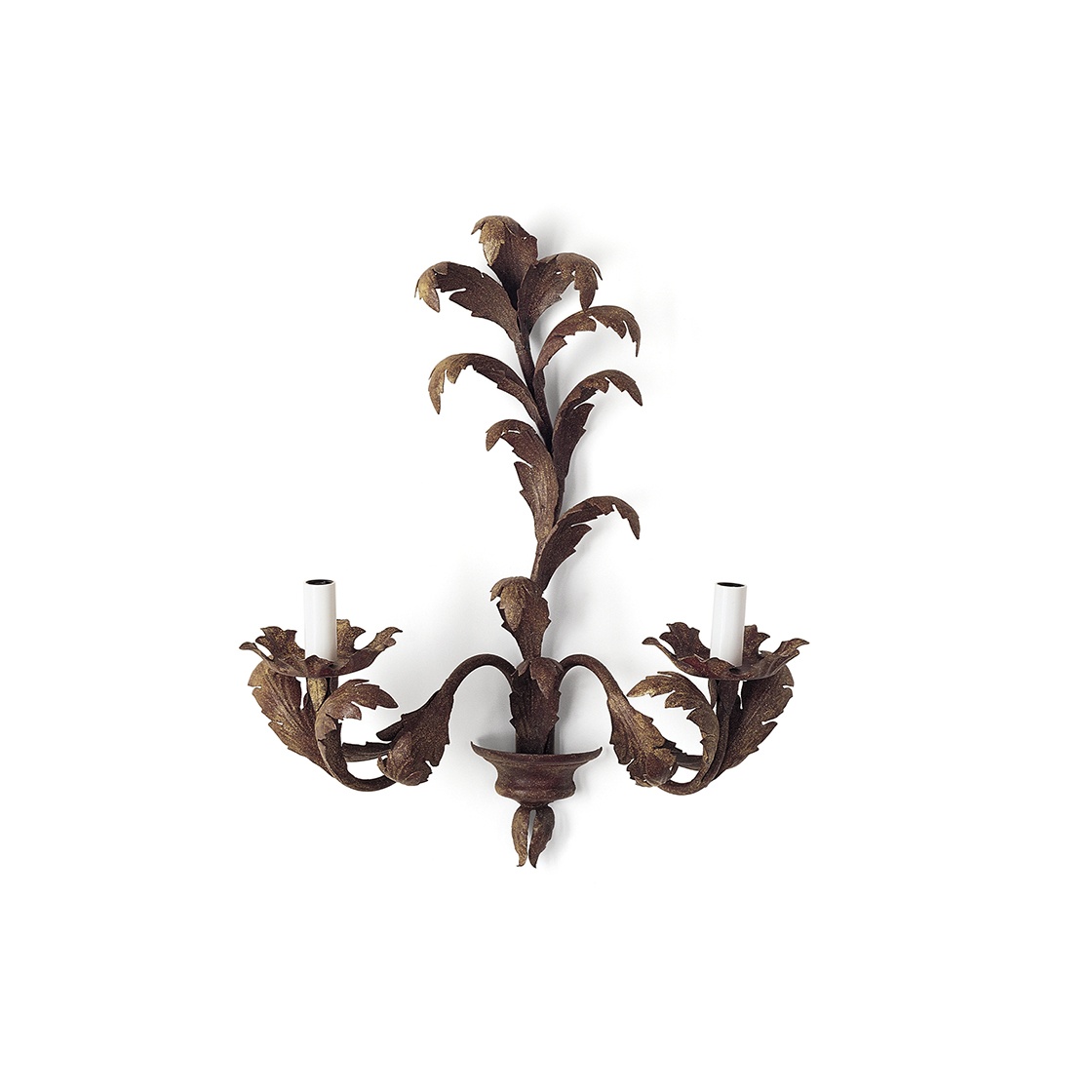 Verona wall light (2 arms) in Wrought iron - Beaumont & Fletcher