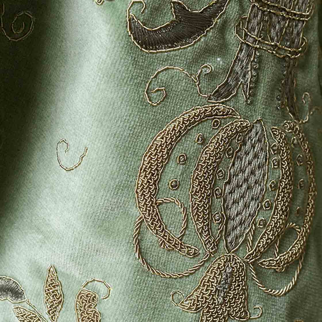 Zola embroidery in Cotton Velvet - Jupiter Zola embroidery in Cotton Velvet - Jupiter