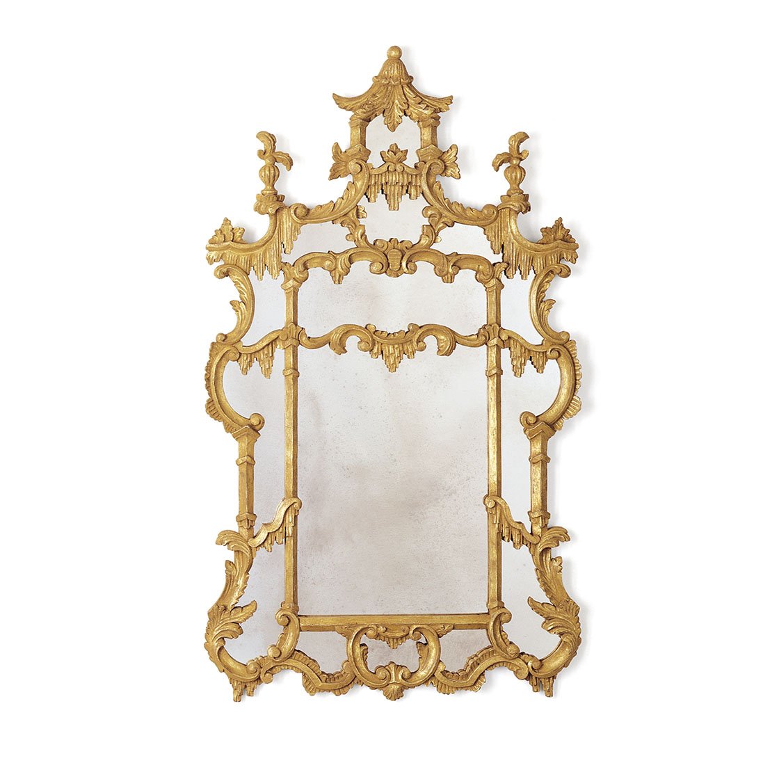Chinoiserie mirror in Burnt Gold - Beaumont & Fletcher