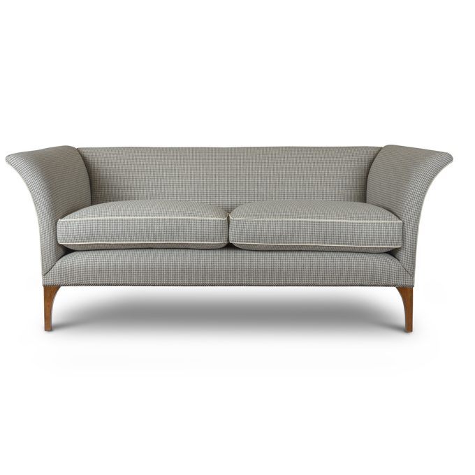 Warwick sofa in Argyll check - Glacier