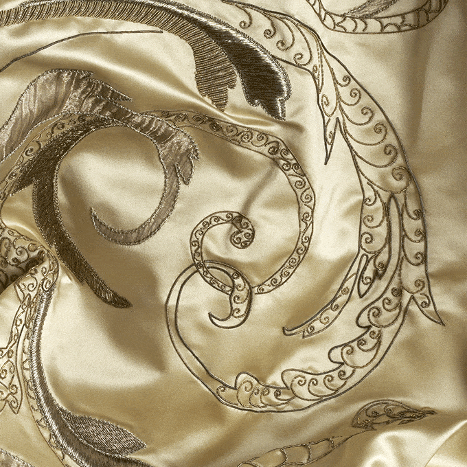 Puccini | Embroidered Fabric | Beaumont & Fletcher
