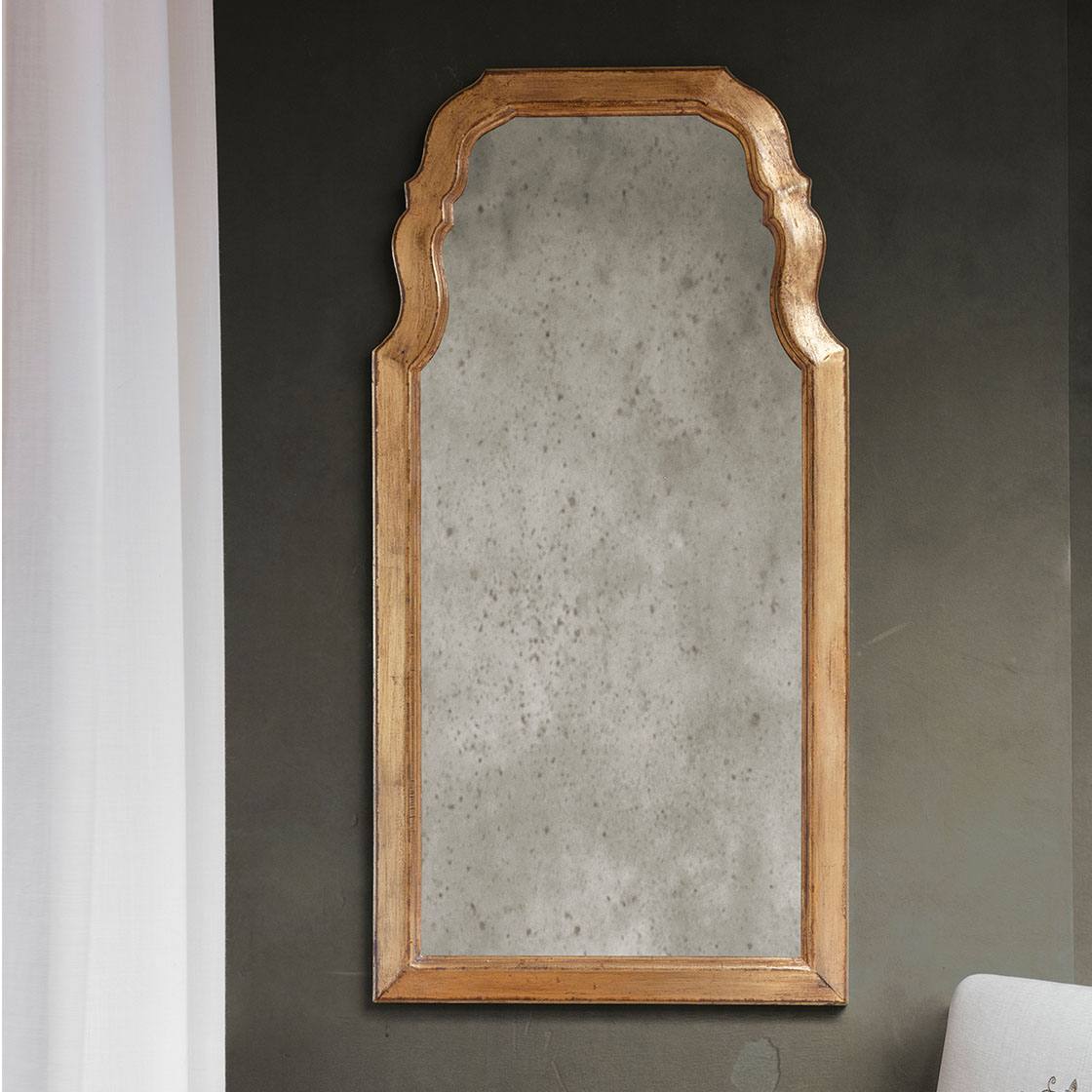 Arcus large mirror in Burnt gold - Beaumont & Fletcher
