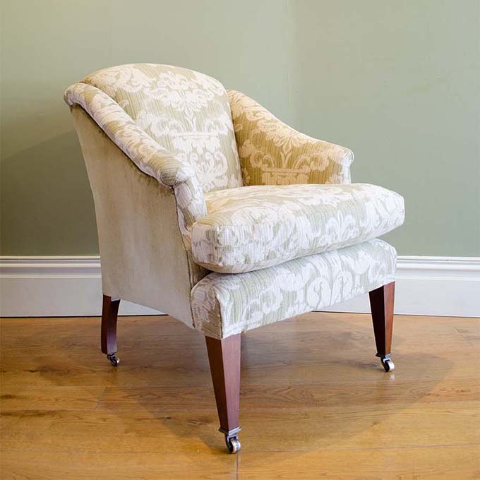 Fielding chair in Wicklow - Gorse and Capri - French greyFielding chair in Wicklow - Gorse and Capri - French grey