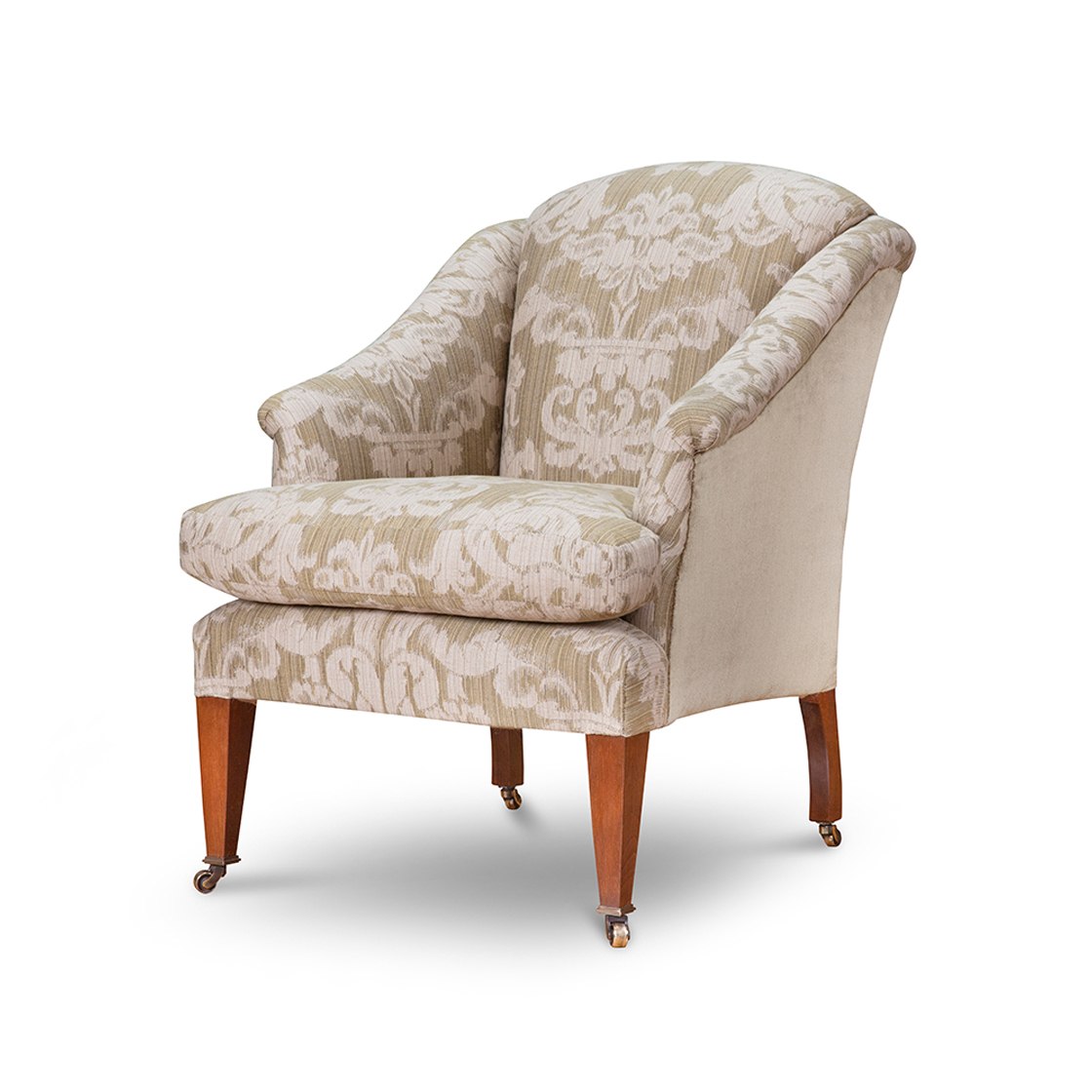 Fielding chair in Wicklow-Gorse and Capri-French grey - Beaumont & Fletcher