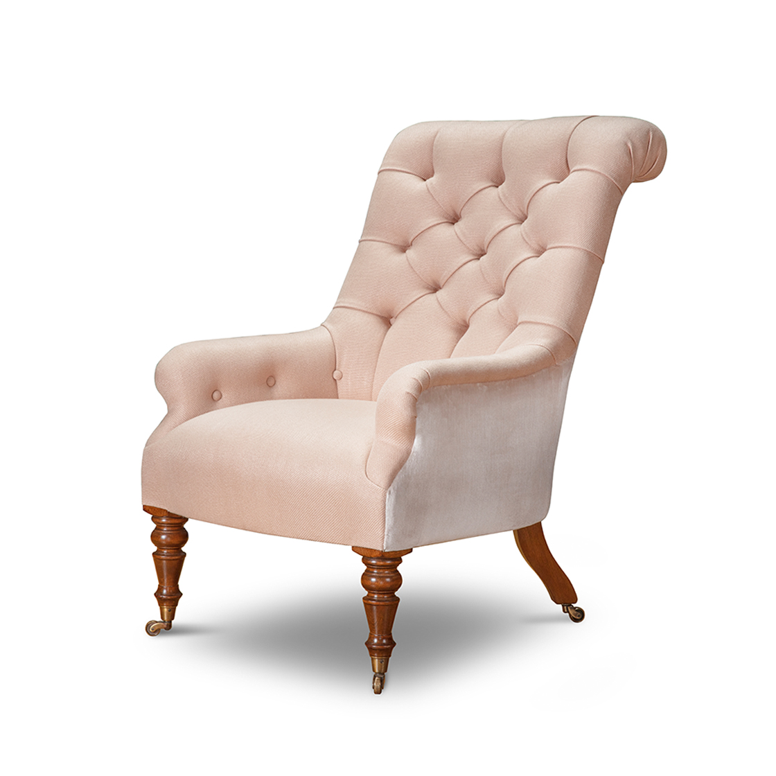 Waterford chair in Donegal - Chiffon and Capri - Blush - Beaumont & Fletcher