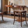 Duke side table in Walnut with Duke console table - Beaumont & Fletcher