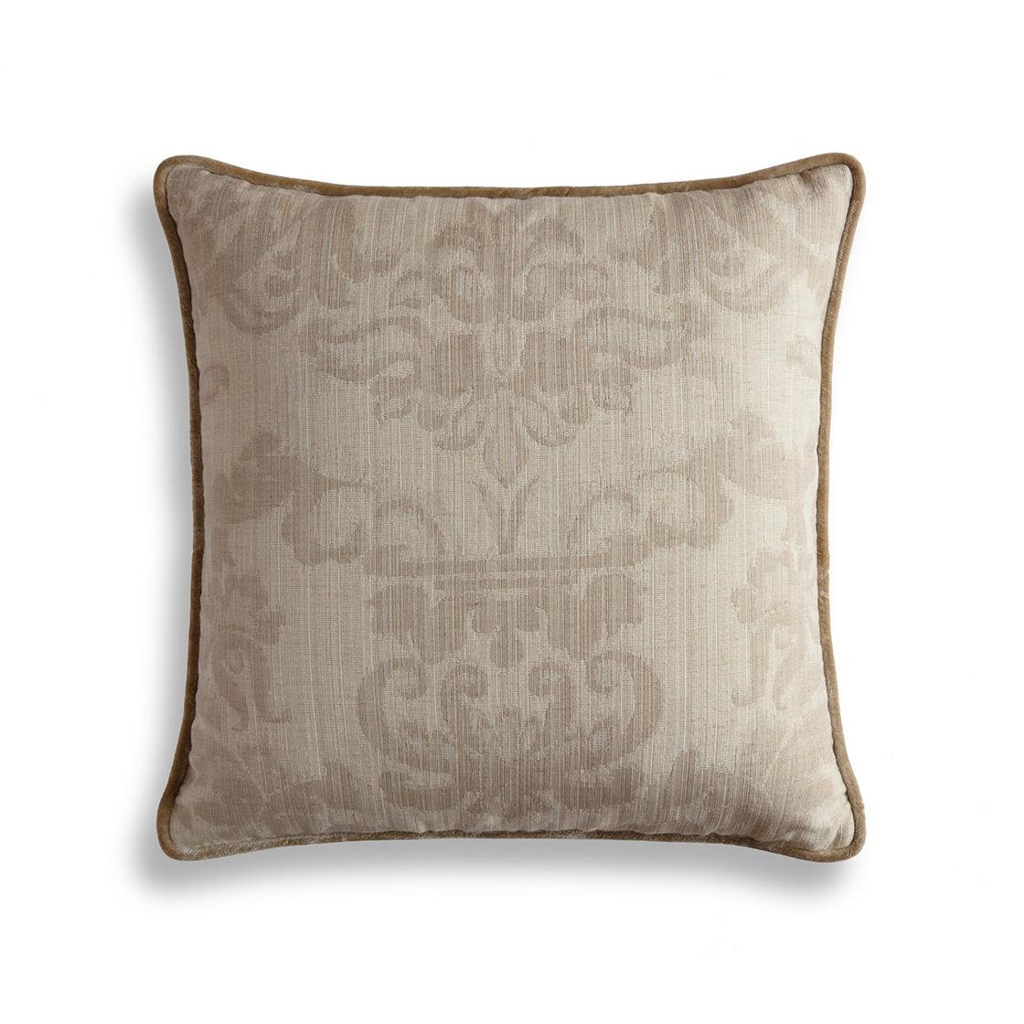 Wicklow - Oatmeal classic cushion with Capri - Sable back - Beaumont & Fletcher