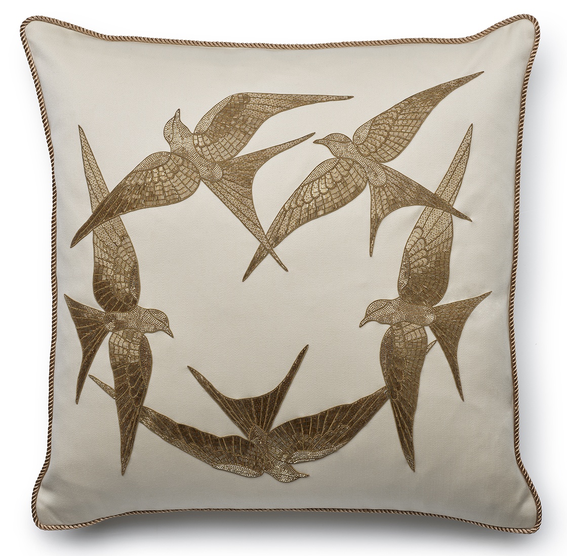 Elvira cushion in Eriskay wool - Cloud Elvira cushion in Eriskay wool - Cloud