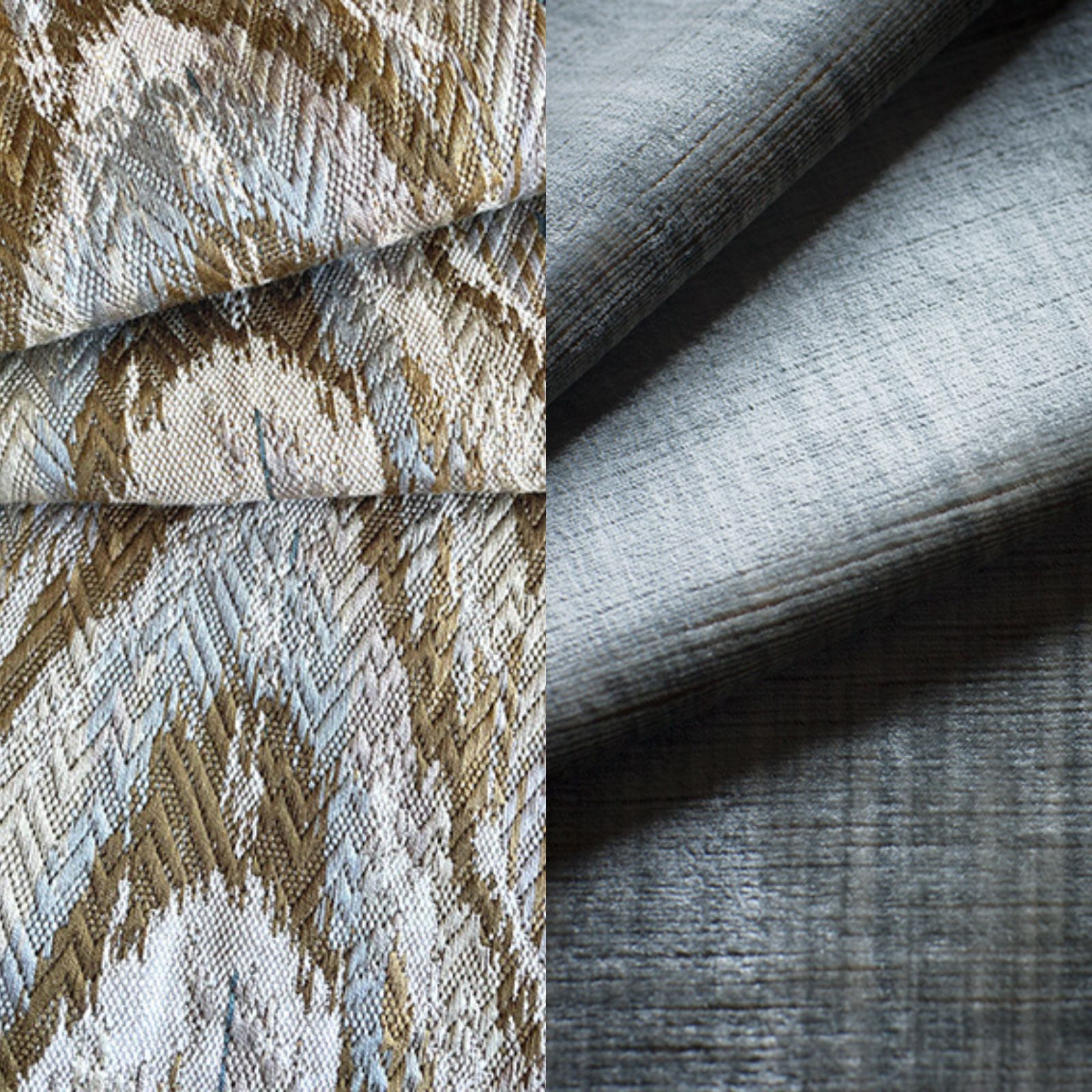 Kyma - Driftwood with Como silk velvet - Sage - Beaumont & Fletcher