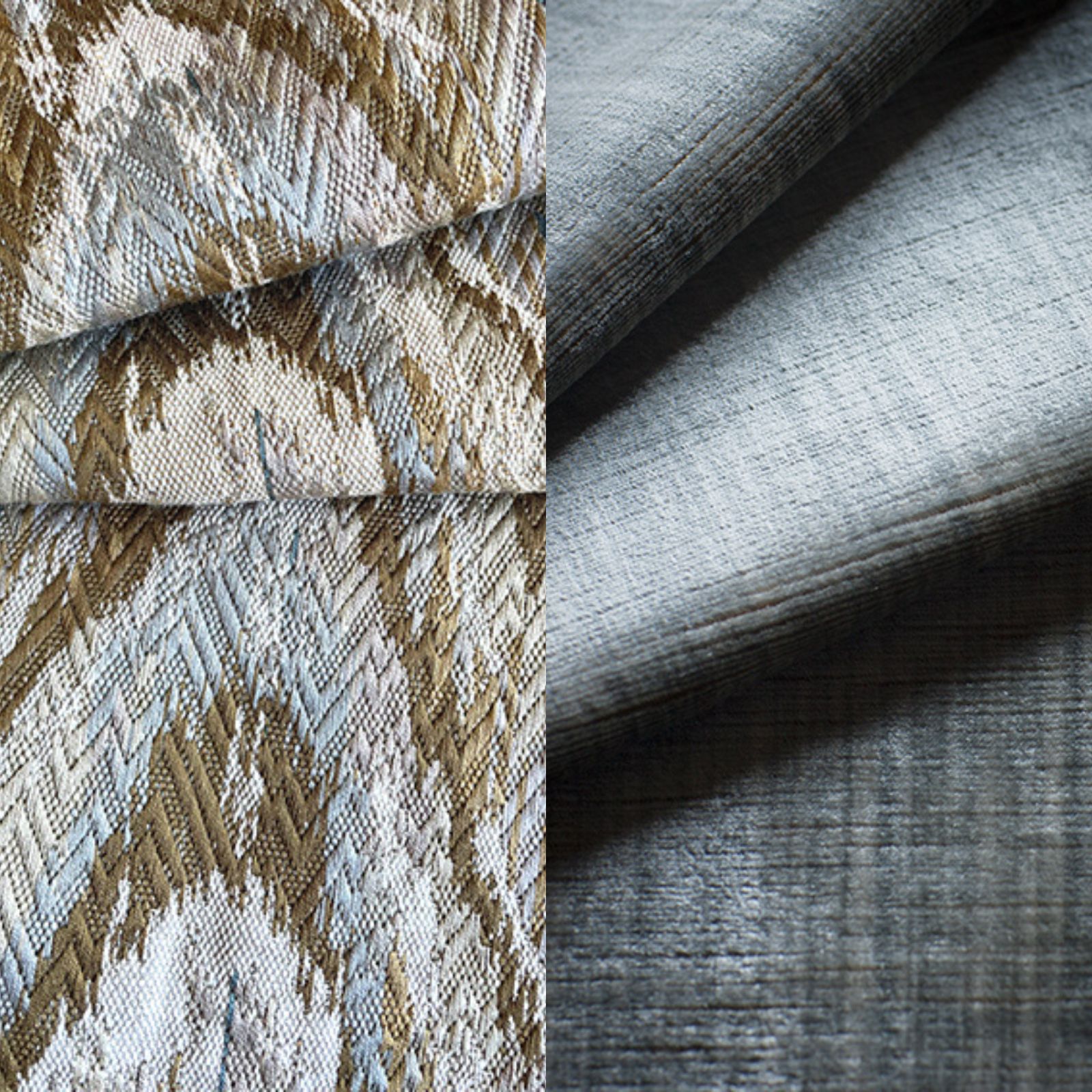 Kyma - Driftwood with Como silk velvet - Sage - Beaumont & Fletcher Kyma - Driftwood with Como silk velvet - Sage - Beaumont & Fletcher