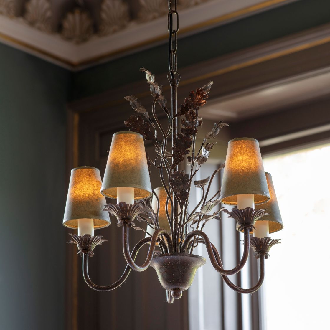 Oakleaf chandelier - Beaumont & Fletcher