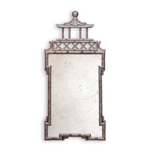 Cathay mirror in Antiqued silver