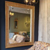 Fluted mirror in Antique gold plain glass_4