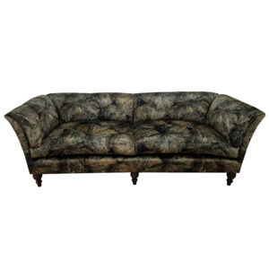 Pompadour high back W240cm in Zoffany, Taisho - Vine black