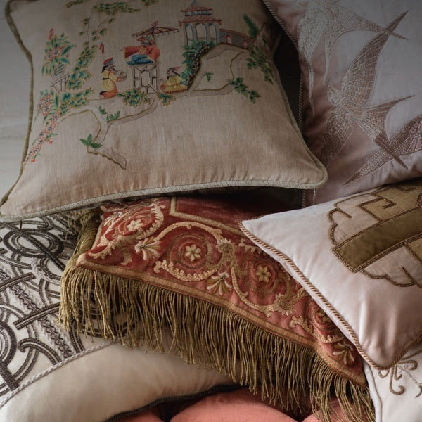 Embroidered Fabric - Beaumont & Fletcher - Beaumont & Fletcher