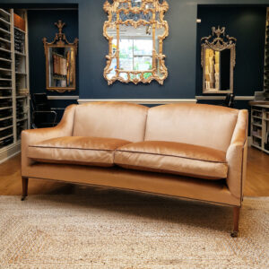 Edgar sofa 2.5 seater in Capri silk velvet - Copper